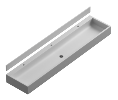 Standard Corian Wash Trough - 1800mm